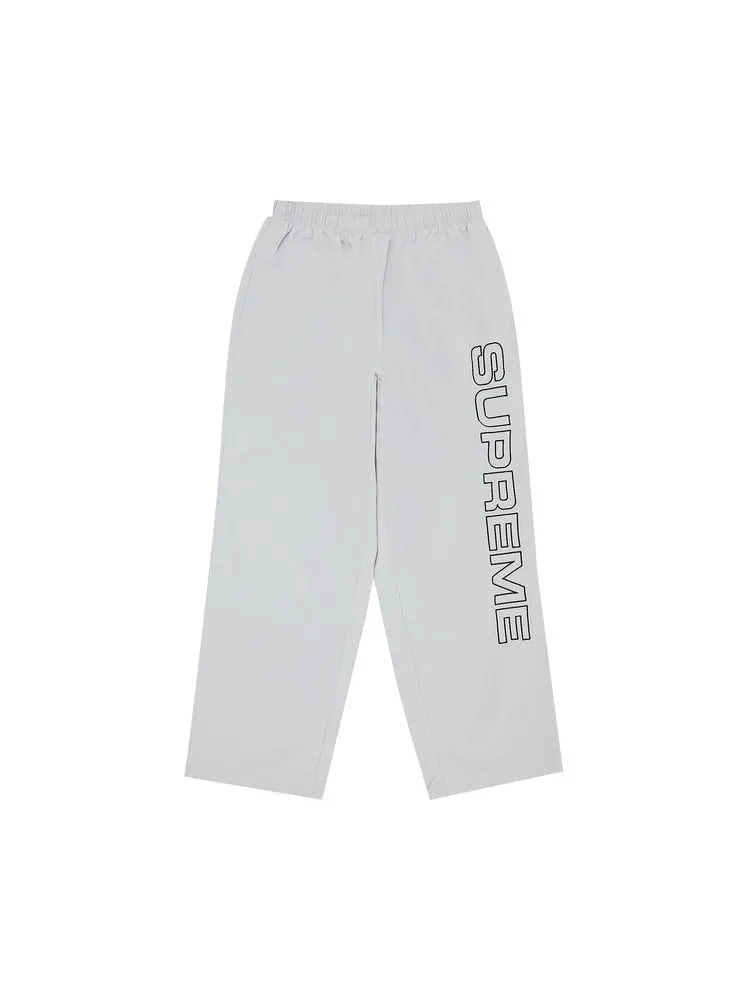 Брюки Supreme Spellout Embroidered Track Pant — изображение 1 из 3, серый