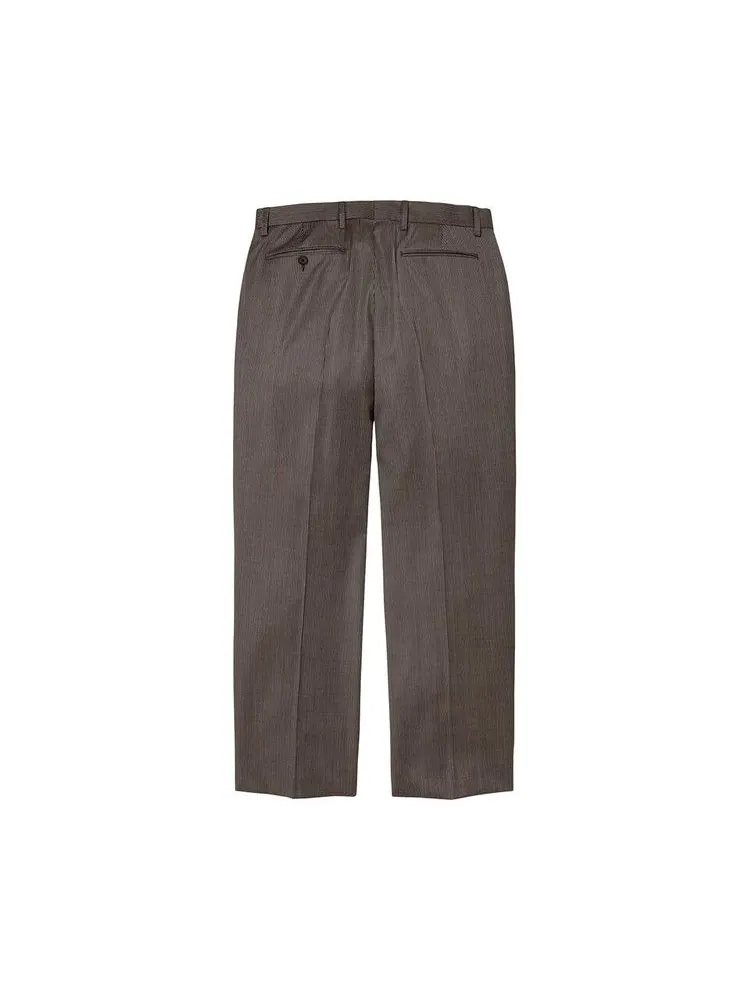 Брюки Supreme Striped Wool Trouser — изображение 2 из 2, коричневый