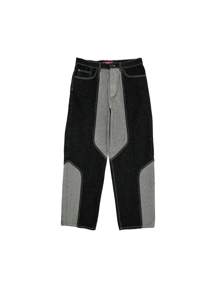 Джинсы Supreme 2-Tone Paneled Baggy Jean — изображение 1 из 3, черный