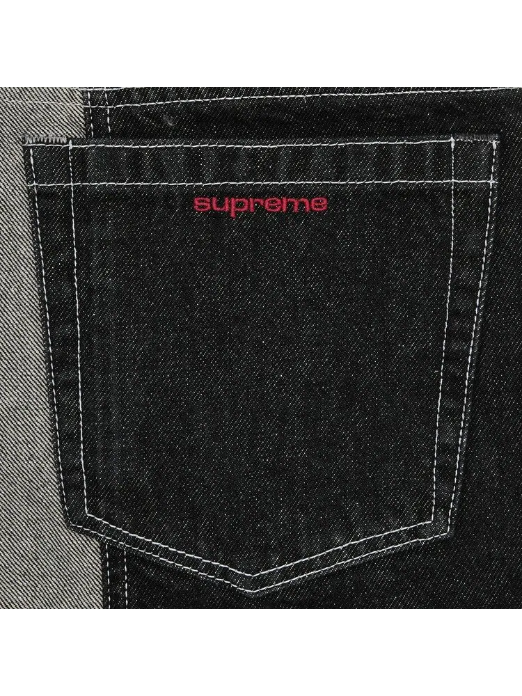 Джинсы Supreme 2-Tone Paneled Baggy Jean — изображение 3 из 3, черный