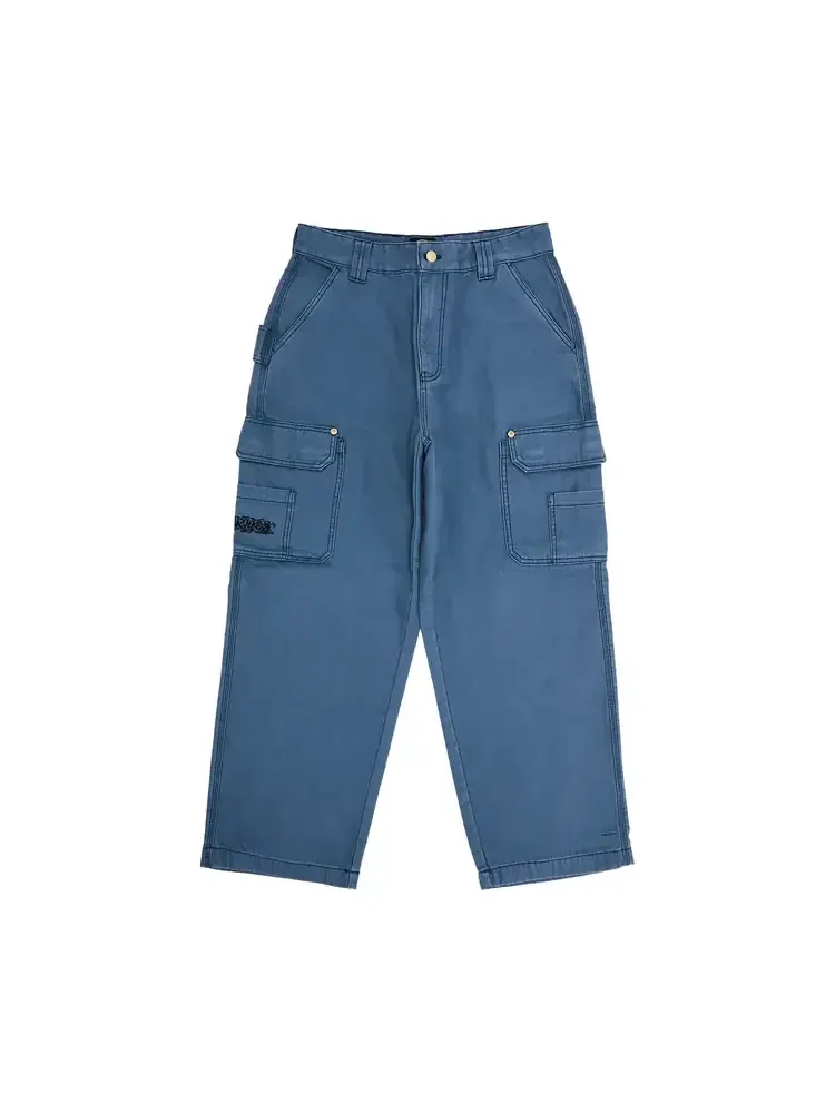Брюки-карго Supreme x Dickies на фланелевой подкладке — изображение 1 из 3, голубой