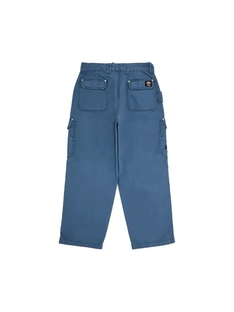 Брюки-карго Supreme x Dickies на фланелевой подкладке — изображение 2 из 3, голубой
