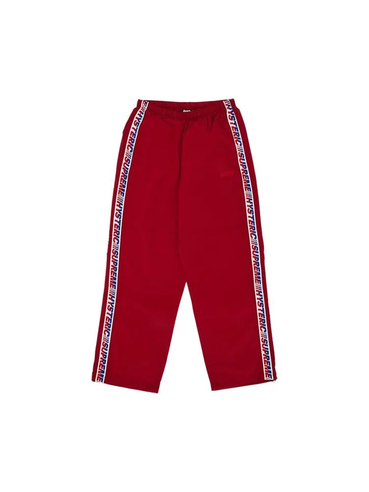 Спортивные брюки Supreme x HYSTERIC GLAMOUR Track Pant Red — изображение 1 из 3, красный