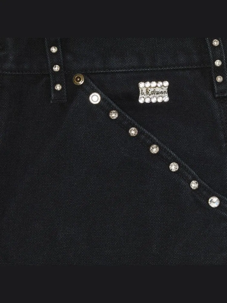 Брюки Supreme x b.b. Simon Studded Double Knee Painter Pant — изображение 3 из 3, черный