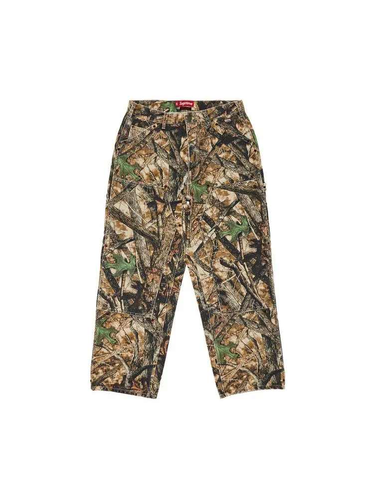 Брюки Supreme x b.b. Simon Studded Double Knee Painter Pant, TrueTimber HTC Fall Camo — 1