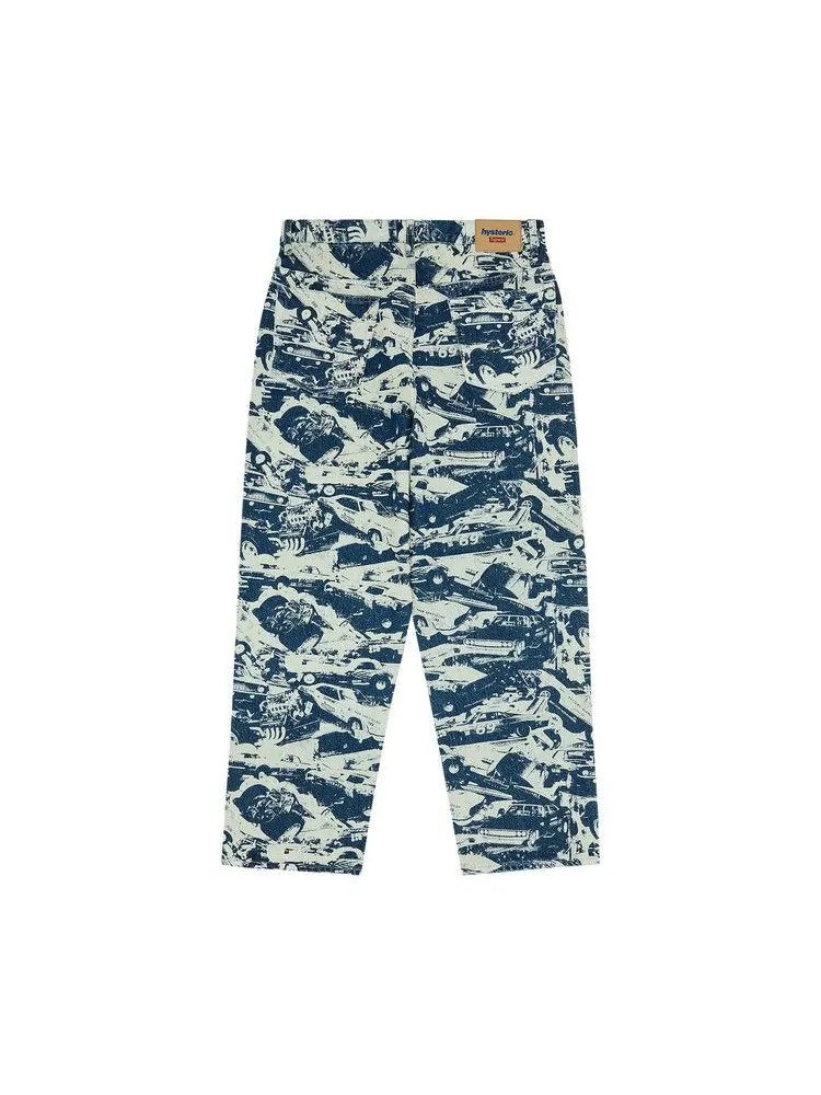 Джинсы Supreme x HYSTERIC GLAMOUR Cars Baggy Jean — изображение 2 из 3, индиго