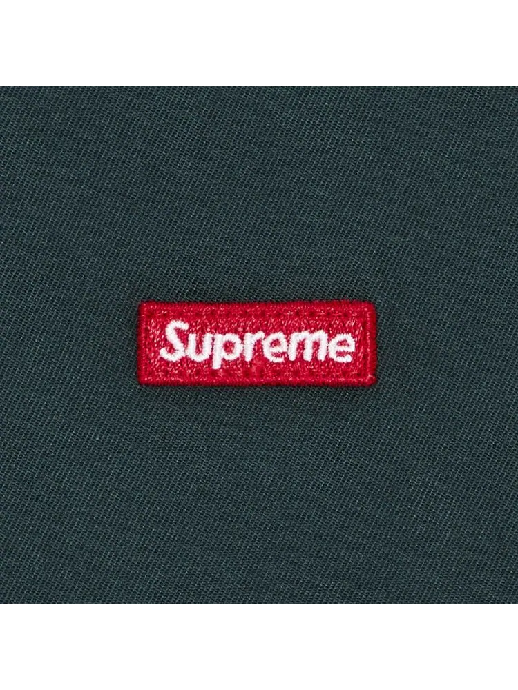 Рубашка Supreme Small Box Shirt 'Dark Green' — изображение 3 из 3, зеленый