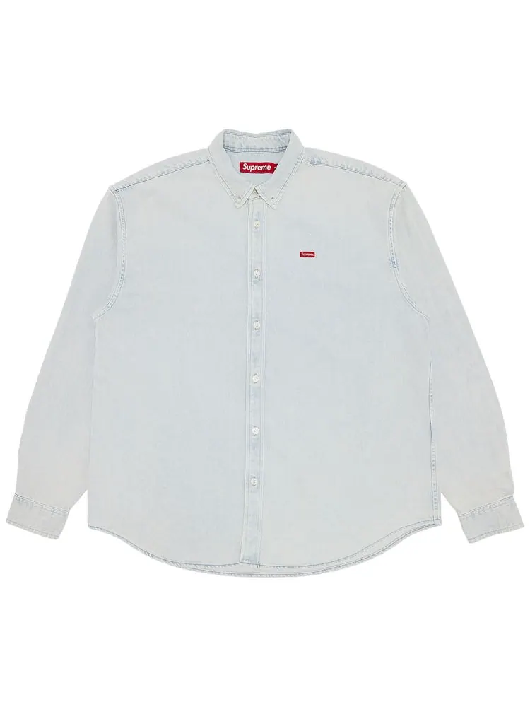 Рубашка Supreme Small Box Shirt — изображение 1 из 3, синий
