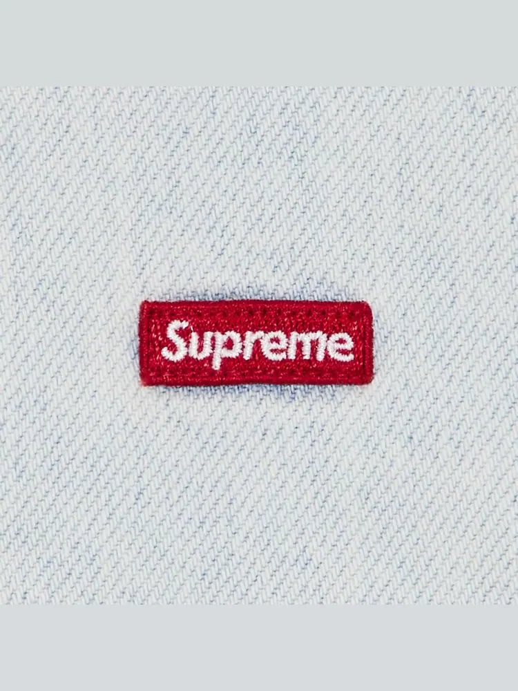 Рубашка Supreme Small Box Shirt — изображение 3 из 3, синий