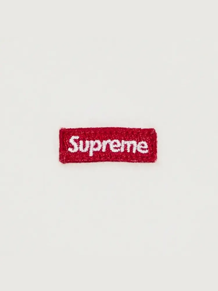 Рубашка Supreme Small Box Shirt 'White Denim' — изображение 3 из 3, белый