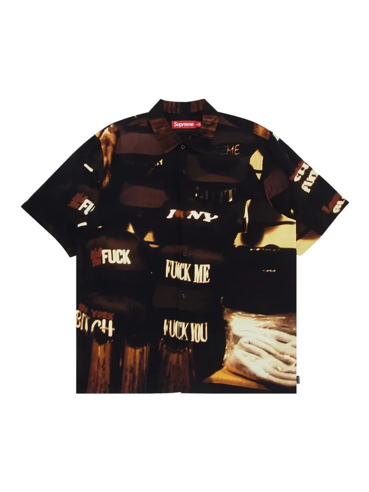 Рубашка Supreme Canal St. Short-Sleeve Shirt — изображение 1 из 3, мульти