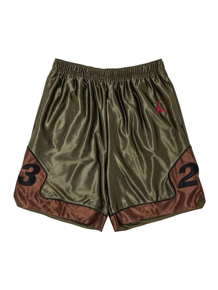 Шорты Supreme x Jordan Warm Up Short — изображение 1 из 3, оливковый