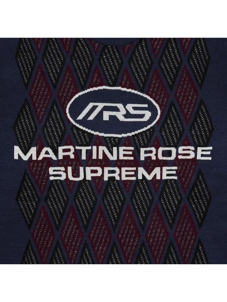 Свитер Supreme x Martine Rose Sweater — изображение 3 из 3, синий