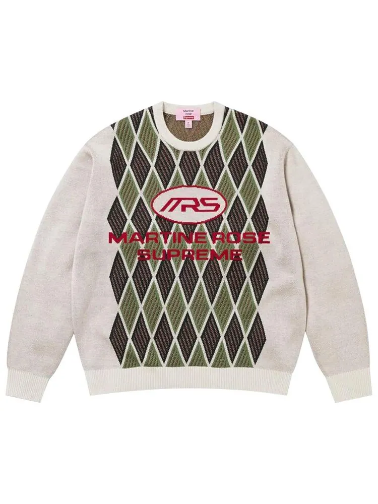 Свитер Supreme x Martine Rose Sweater Stone — изображение 1 из 1, серый