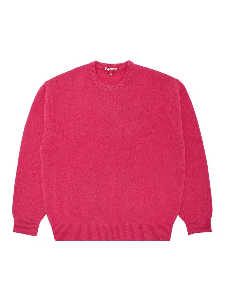 Свитер Supreme Cashmere Sweater — изображение 1 из 3, розовый