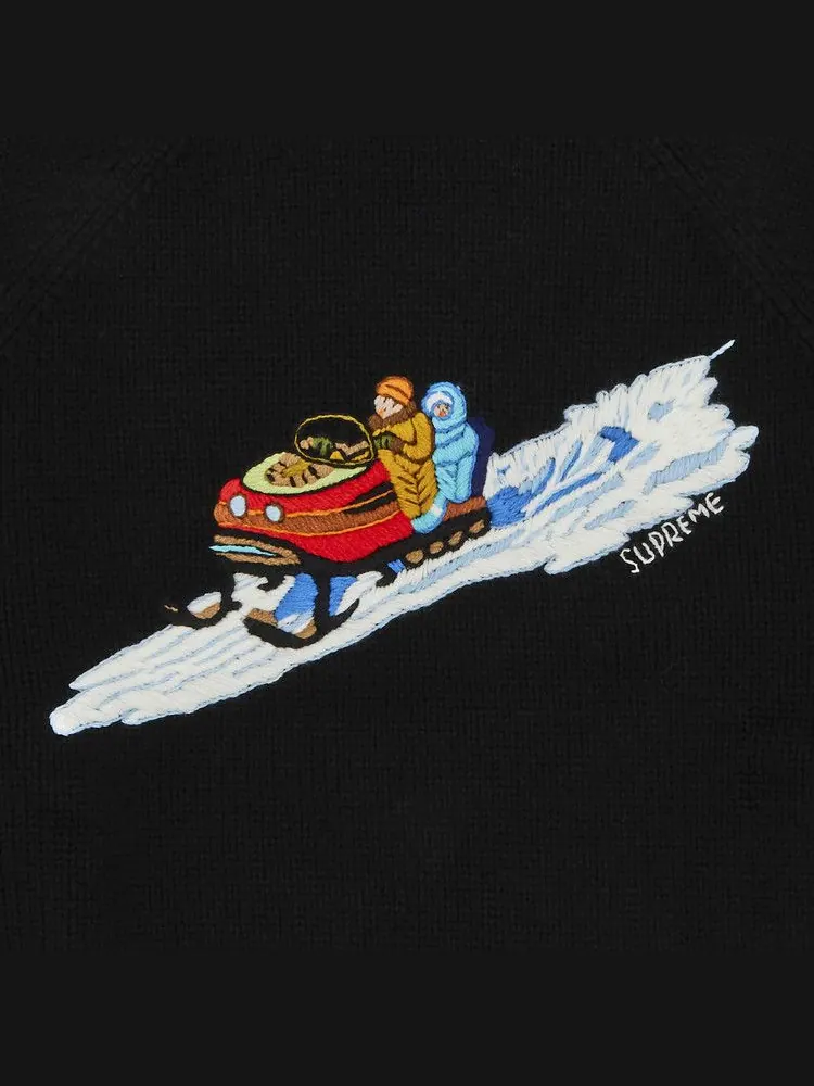 Свитер Supreme Snowmobile Sweater — изображение 3 из 3, черный