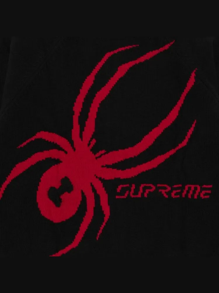 Свитер Supreme x Spyder WINDSTOPPER Zip Up Sweater Black — изображение 3 из 3, черный