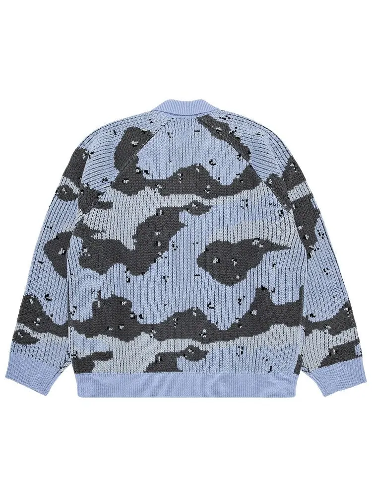 Свитер Supreme Small Box Polo Sweater — изображение 2 из 3, синий