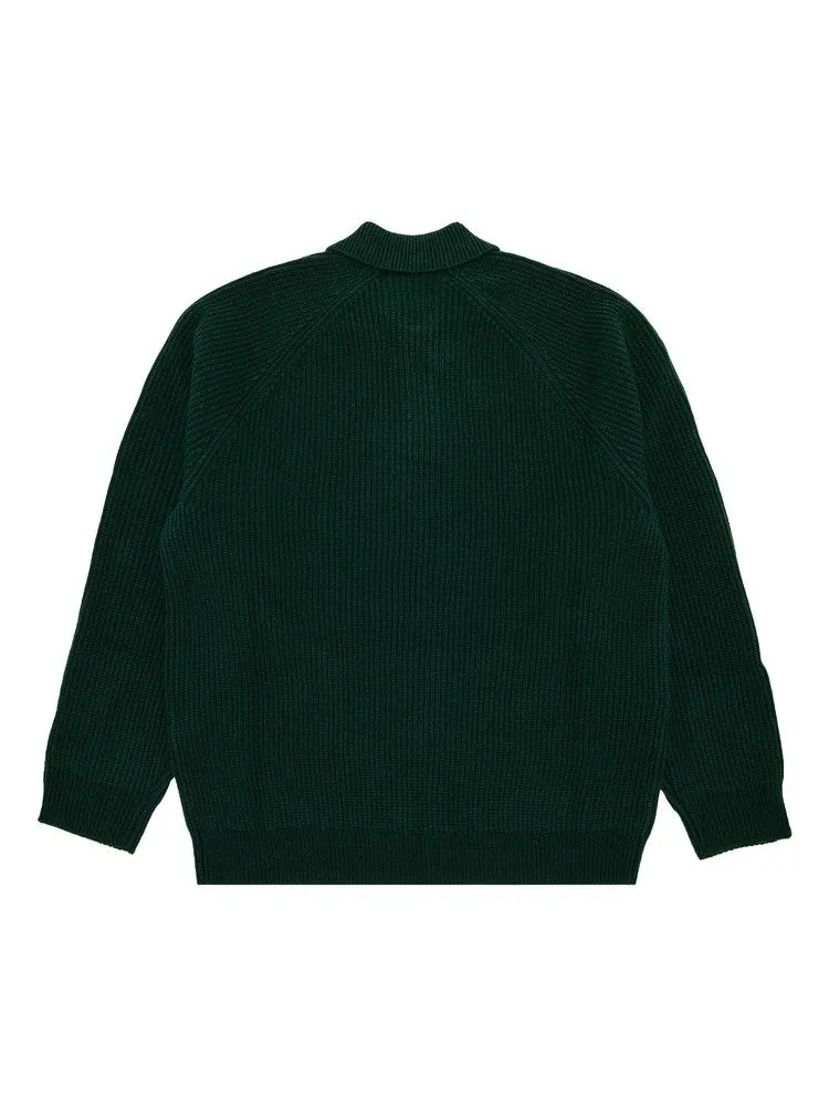 Поло Supreme Small Box Polo Sweater 'Green' — изображение 2 из 3, зеленый