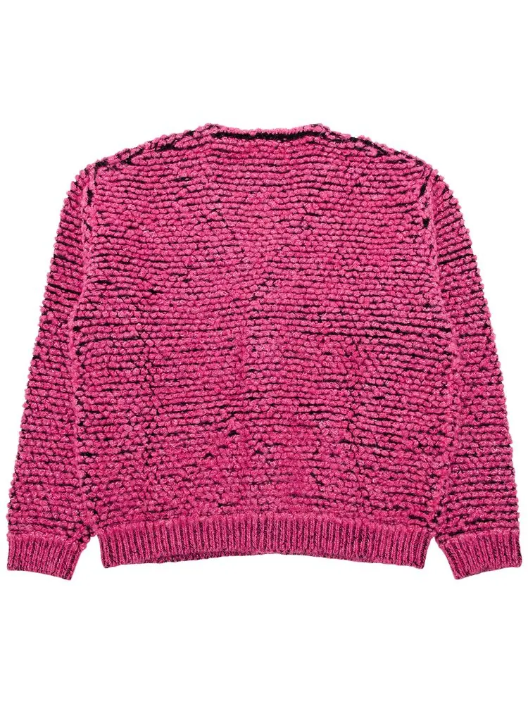 Кардиган Supreme Textured Knotted Cardigan 'Pink' — изображение 2 из 3, розовый