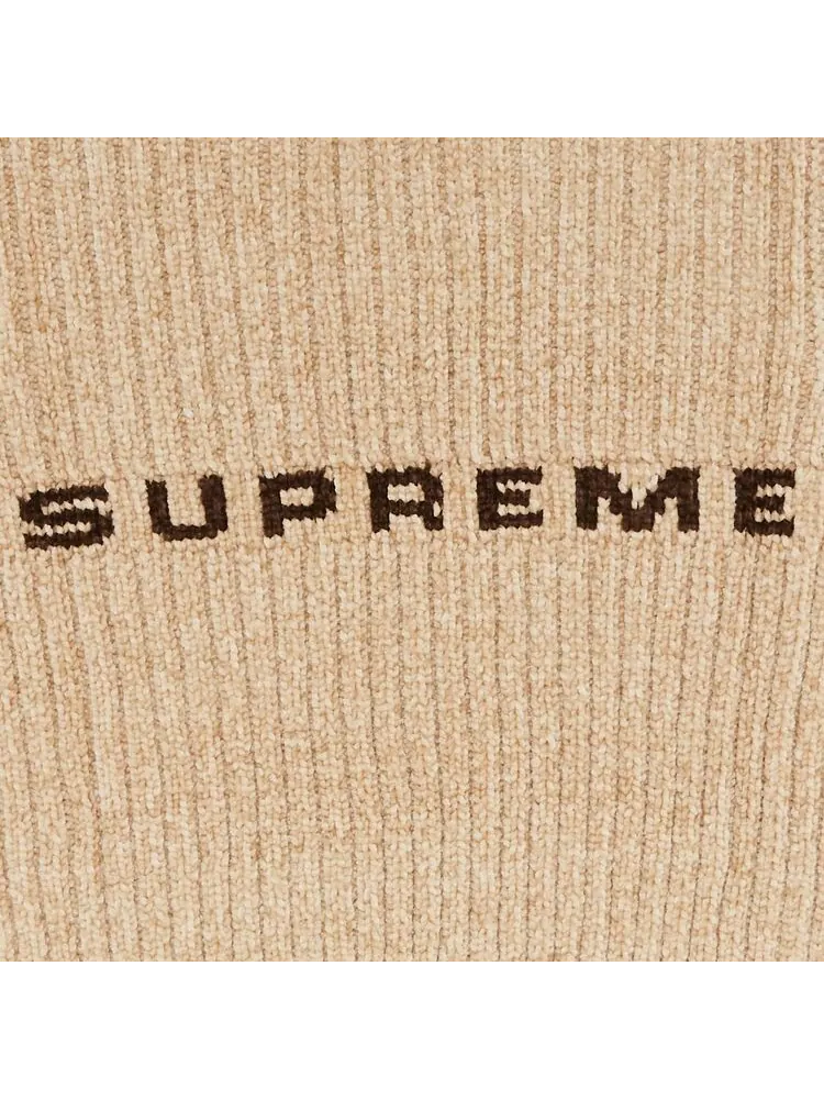 Свитер Supreme Chenille Sweater Vest Beige — изображение 3 из 3, бежевый