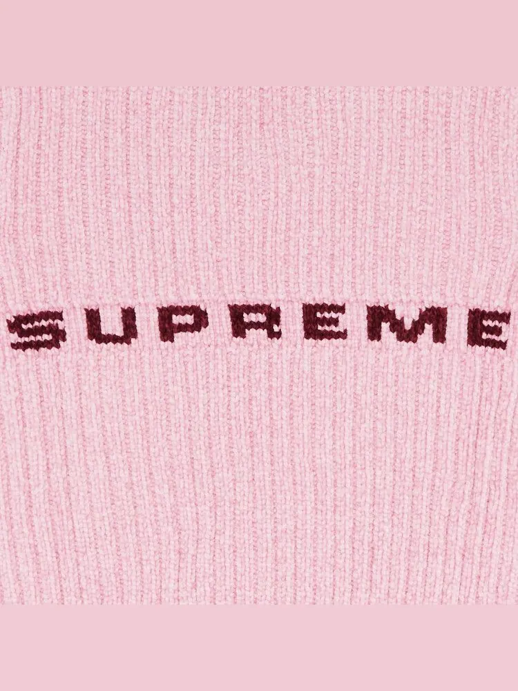 Свитер Supreme Chenille Sweater Vest — изображение 3 из 3, розовый
