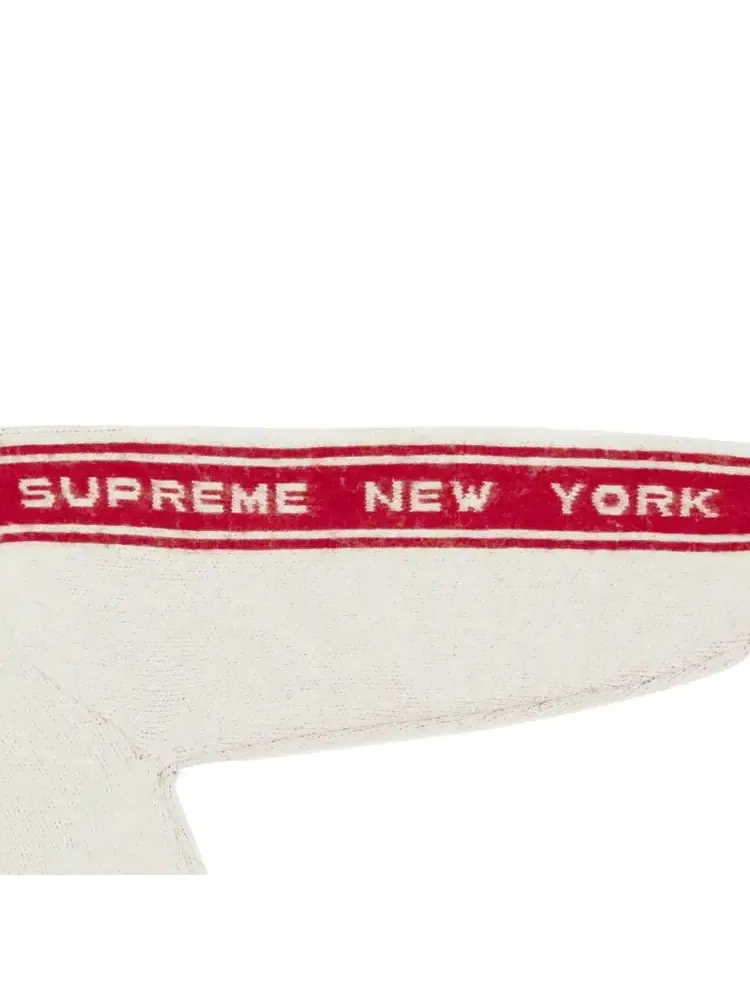 Свитер Supreme с полосками на спине — изображение 3 из 3, белый