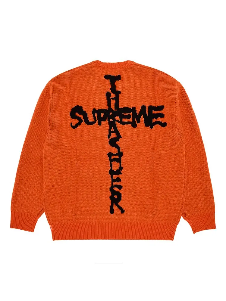 Свитер Supreme x Thrasher Sweater Orange — изображение 1 из 3, оранжевый