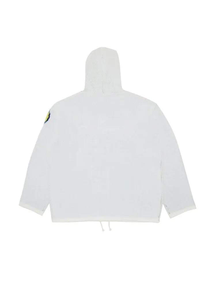 Свитер Supreme Accent Brushed Zip Up Hooded Sweater — изображение 2 из 3, белый