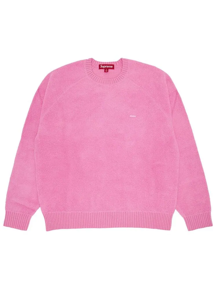 Свитер Supreme Terry Small Box Sweater Pink — изображение 1 из 2, розовый