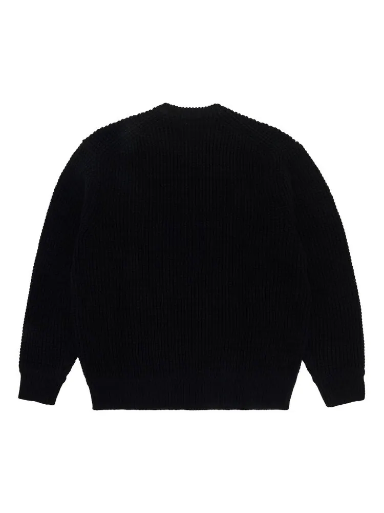 Свитер Supreme Waffle Small Box Sweater — изображение 2 из 3, черный
