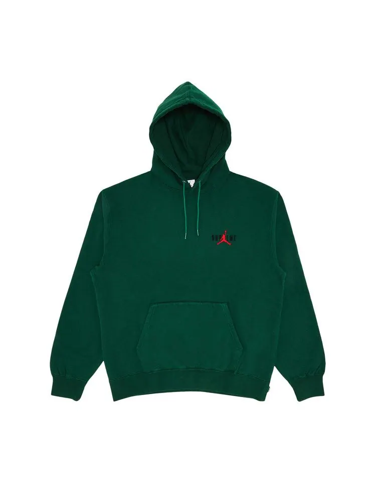 Толстовка Supreme x Jordan Hooded Sweatshirt — изображение 1 из 3, зеленый