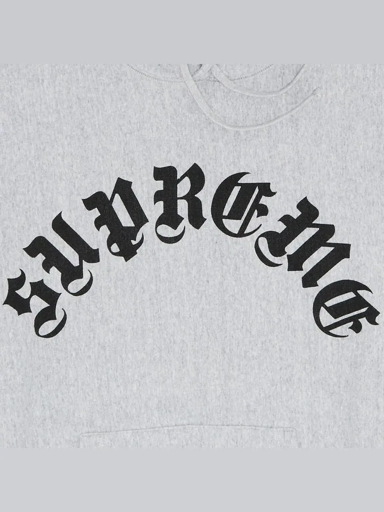 Толстовка Supreme Printed Arc Hooded Sweatshirt 'Heather Grey' — изображение 2 из 2, серый