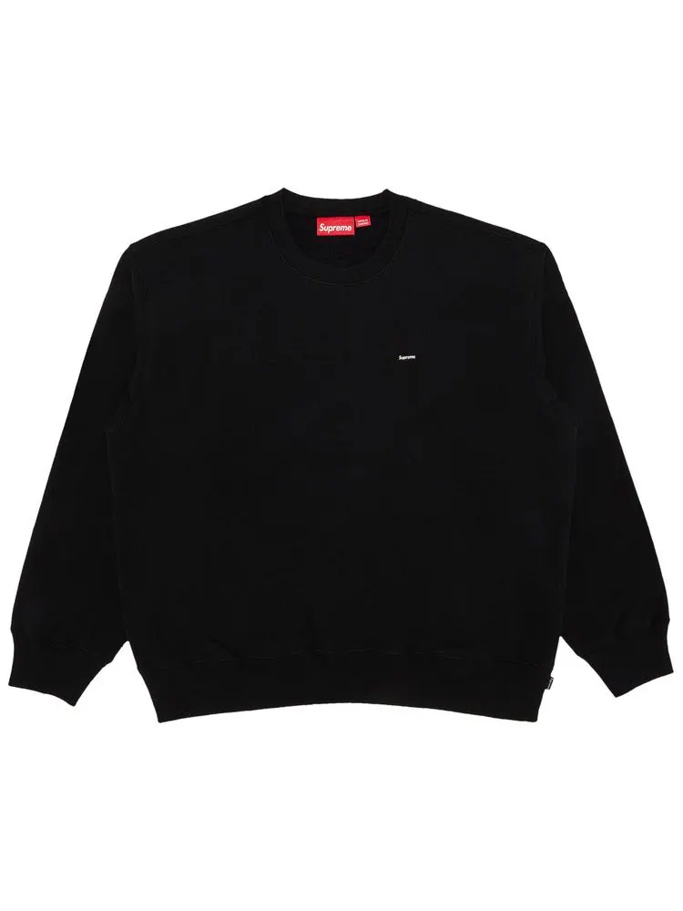 Толстовка Supreme Small Box Crewneck 'Black' — изображение 1 из 2, черный