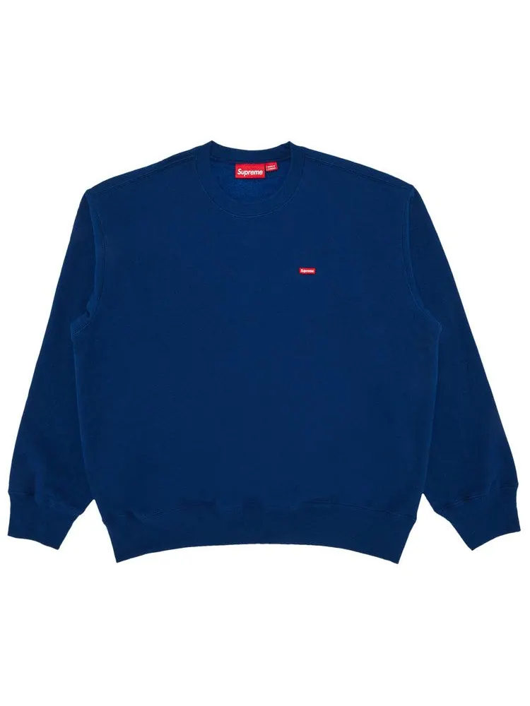 Свитер Supreme Small Box Crewneck, Dark Royal — изображение 1 из 2, синий