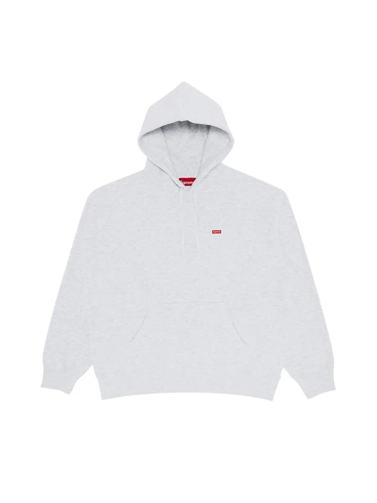 Толстовка Supreme Small Box Hooded Sweatshirt Ash Grey — изображение 1 из 2, серый