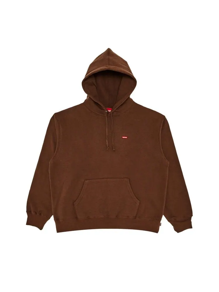 Толстовка Supreme Small Box Hooded Sweatshirt Brown — изображение 1 из 2, коричневый