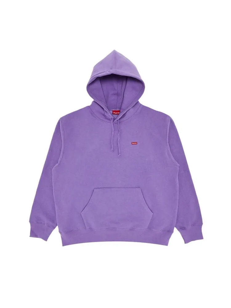 Толстовка Supreme Small Box Hooded Sweatshirt Light Purple — изображение 1 из 2, светлый фиолетовый