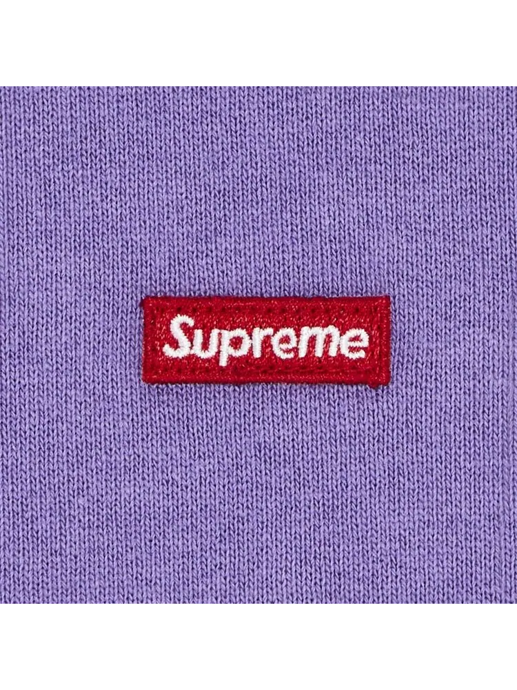 Толстовка Supreme Small Box Hooded Sweatshirt Light Purple — изображение 2 из 2, светлый фиолетовый