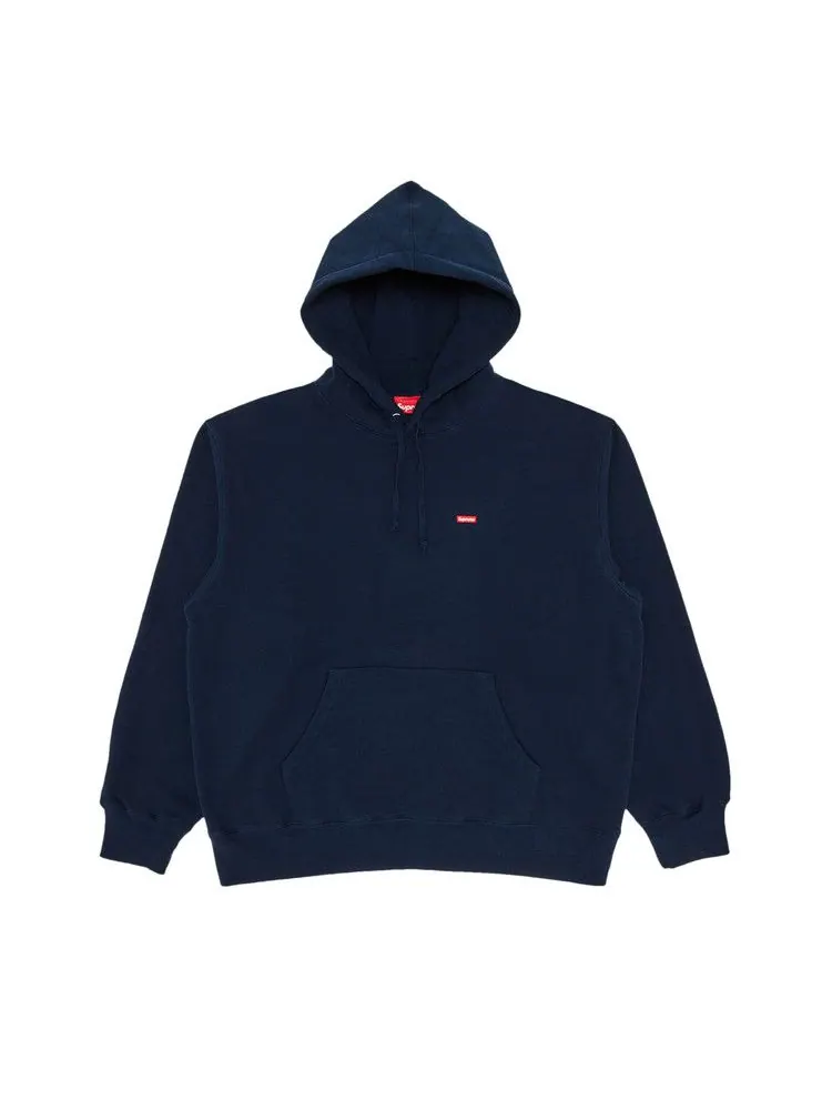 Толстовка Supreme Small Box Hooded Sweatshirt — изображение 1 из 2, темно-синий