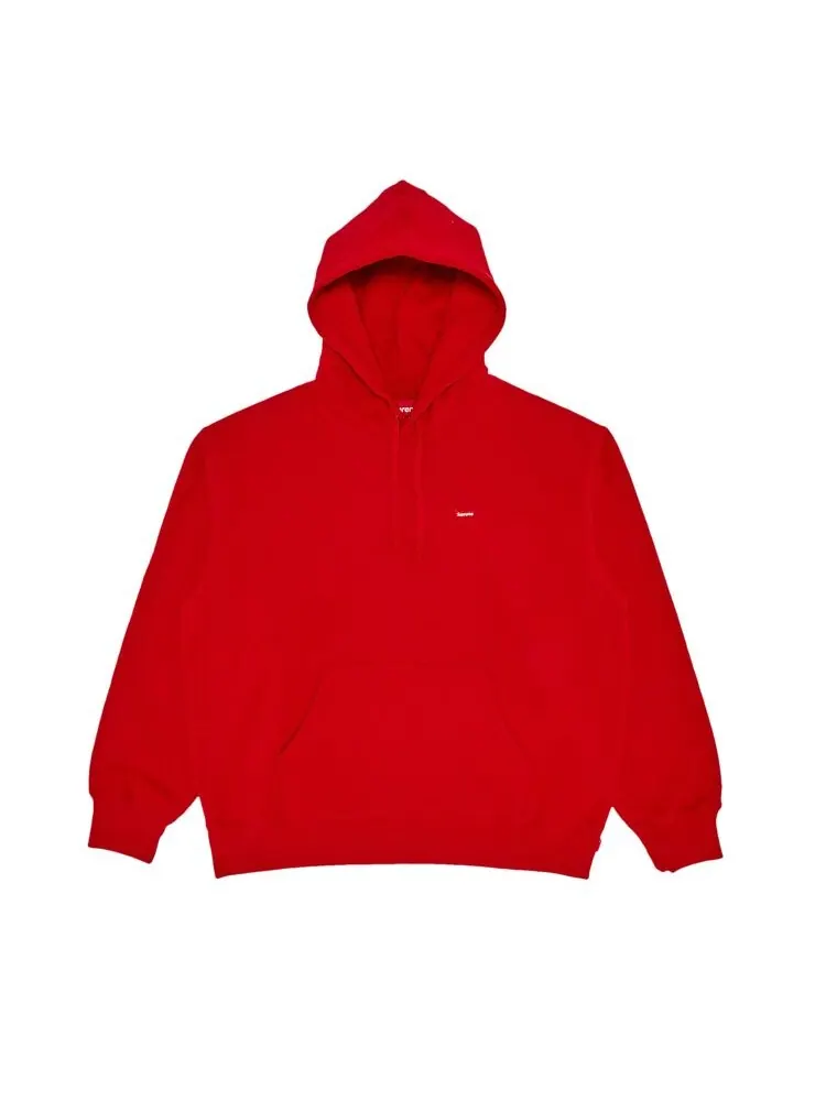 Толстовка Supreme Small Box Hooded Sweatshirt Red — изображение 1 из 2, красный