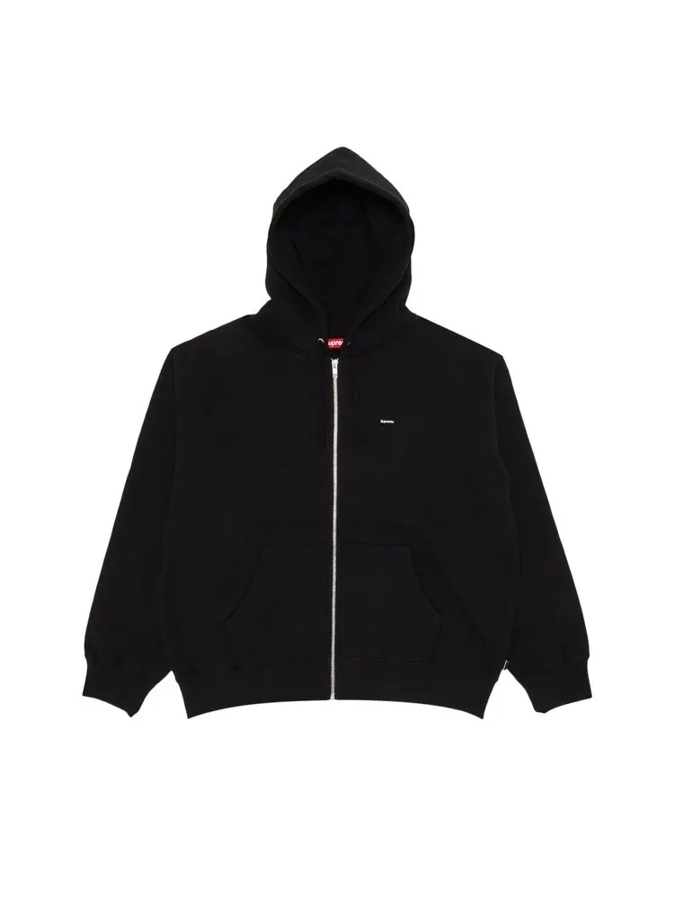 Толстовка Supreme Small Box Zip Up Hooded Sweatshirt — изображение 1 из 2, черный