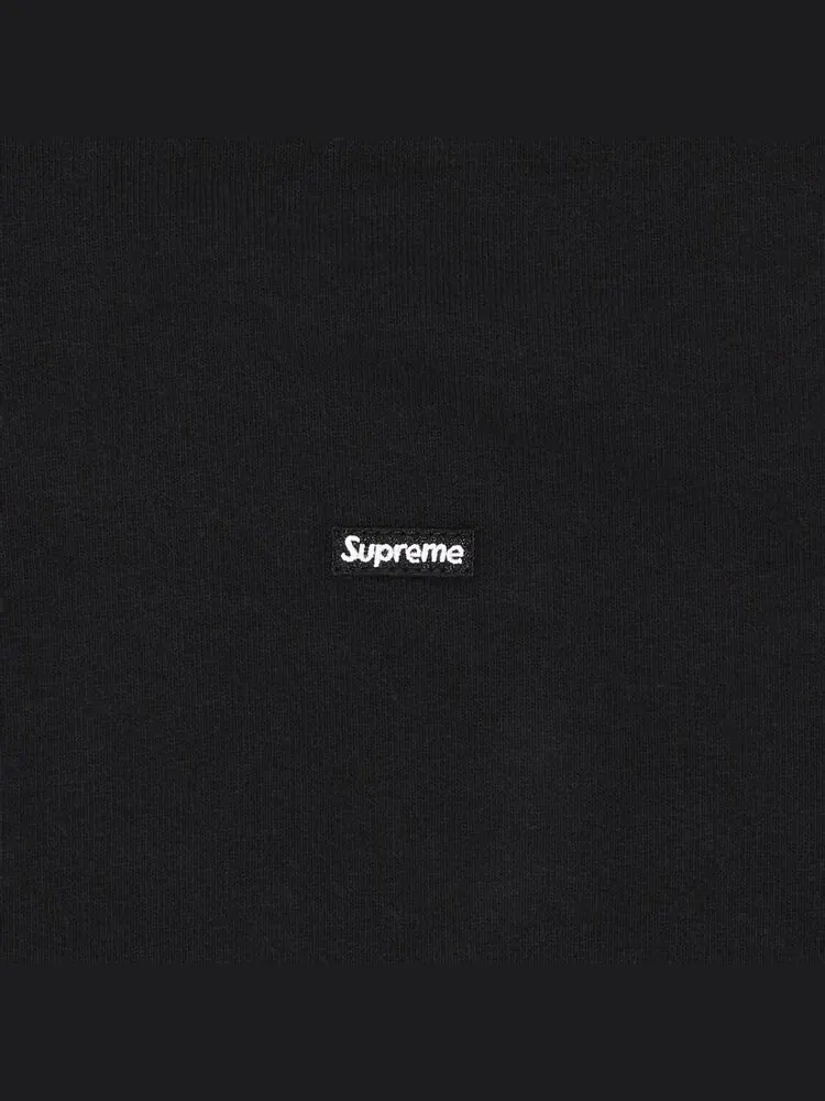 Толстовка Supreme Small Box Zip Up Hooded Sweatshirt — изображение 2 из 2, черный