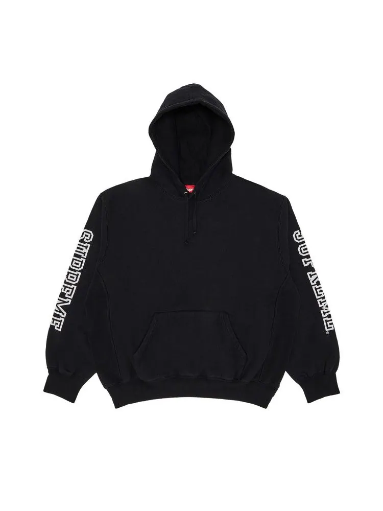 Толстовка Supreme Collegiate Sleeve Hooded Sweatshirt — изображение 1 из 3, черный