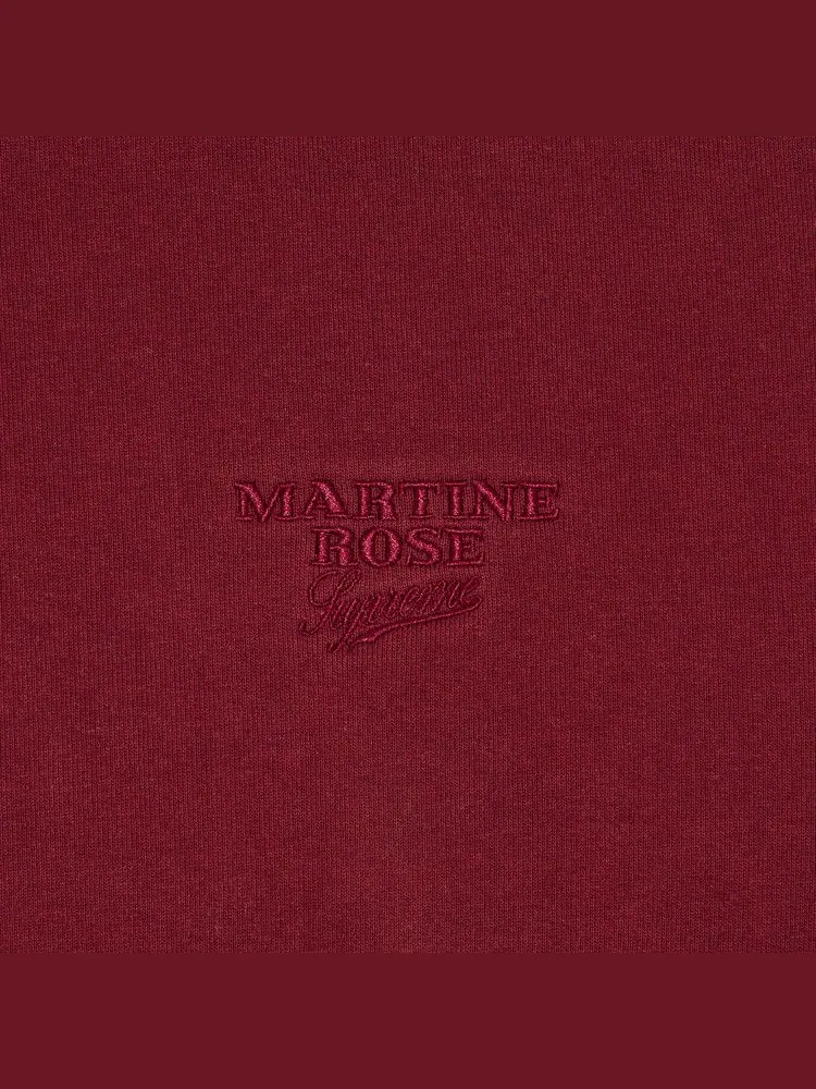 Толстовка Supreme x Martine Rose Towel Zip Up Hooded Sweatshirt — изображение 3 из 3, красный
