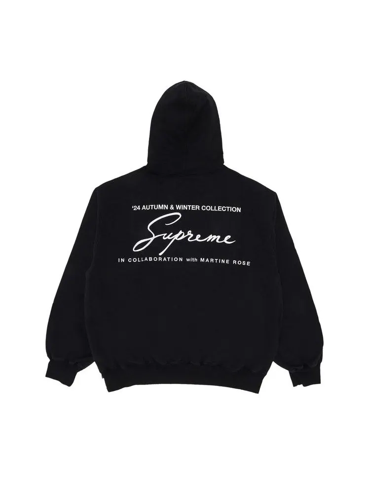 Толстовка Supreme x Martine Rose Hooded Sweatshirt — изображение 2 из 3, черный