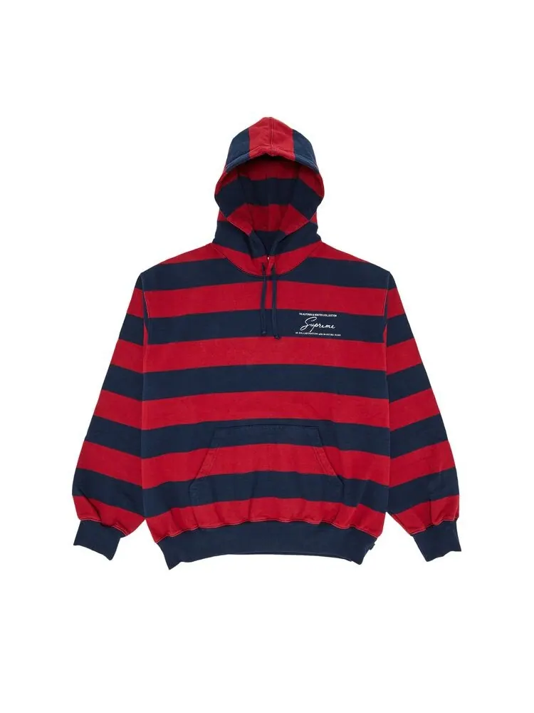 Толстовка Supreme x Martine Rose Hooded Sweatshirt Stripe — изображение 1 из 3, полоса