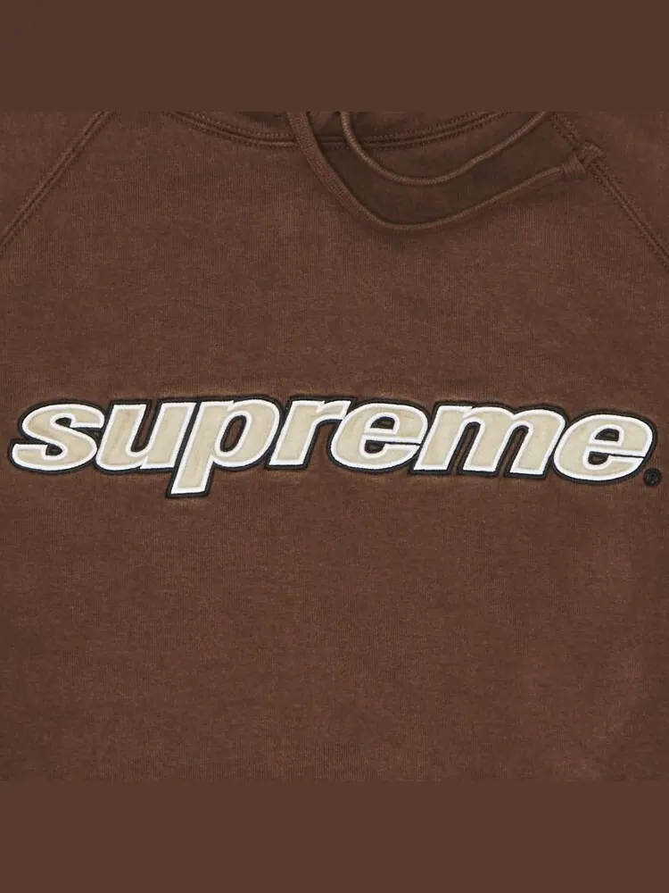 Толстовка Supreme Division Hooded Sweatshirt Brown — изображение 3 из 3, коричневый