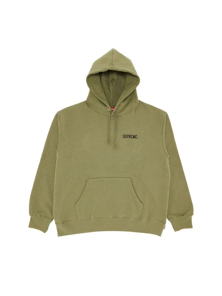 Толстовка Supreme Anarchy Hooded Sweatshirt — изображение 1 из 3, светлый оливковый