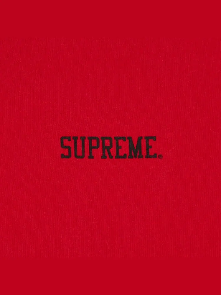 Толстовка Supreme Anarchy Hooded Sweatshirt 'Red' — изображение 3 из 3, красный